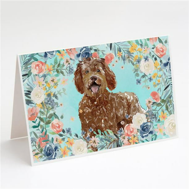 LABRADOODLE Set of 10 Note Cards With Envelopes 